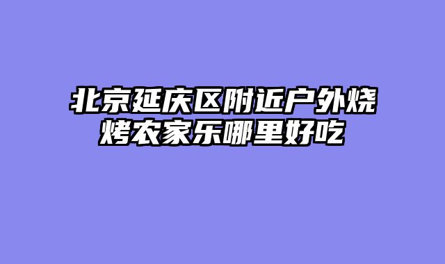 北京延庆区附近户外烧烤农家乐哪里好吃