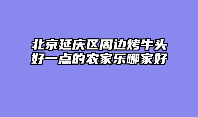 北京延庆区周边烤牛头好一点的农家乐哪家好