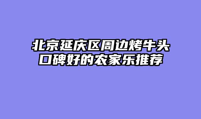 北京延庆区周边烤牛头口碑好的农家乐推荐