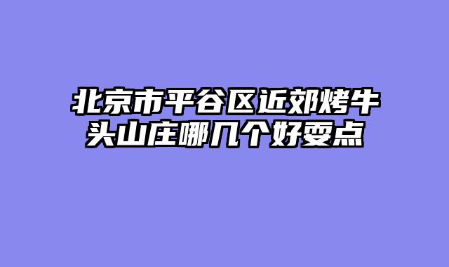 北京市平谷区近郊烤牛头山庄哪几个好耍点