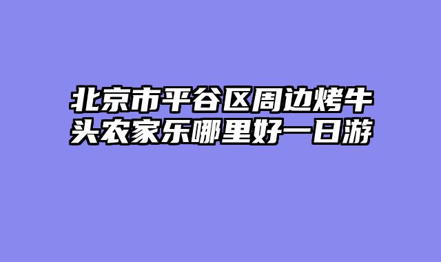 北京市平谷区周边烤牛头农家乐哪里好一日游
