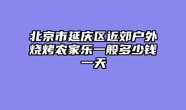 北京市延庆区近郊户外烧烤农家乐一般多少钱一天