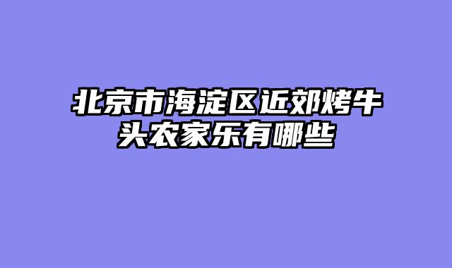 北京市海淀区近郊烤牛头农家乐有哪些