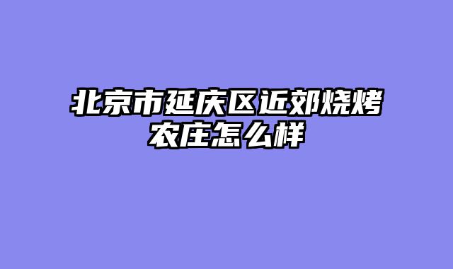 北京市延庆区近郊烧烤农庄怎么样